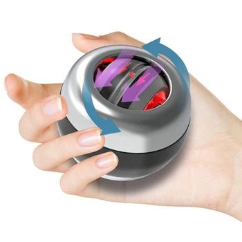 Autostart LED Gyro PowerBall Hand Shake Gyroscope Wrist Ball 5