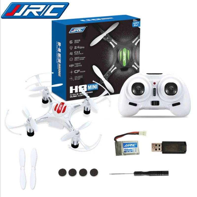 Мини Дрон JJRC H8 вертолет 2 4G 4CH 6-осевой Безголовый режим Квадрокоптер с одной