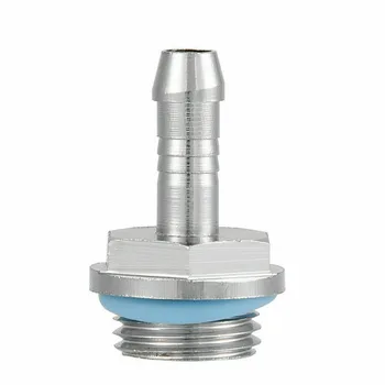 

6pcs CPU GPU Two-Touch Fitting Durable Practical 11mm For Computer Soft Tube Barb Connector Flexible G1 4 Thread Water Cooling