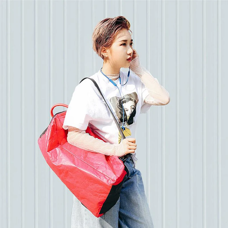 

Xiaomi Mijia Fashion DuPont Paper Street Fitness Bag Sport Leisure Backpack Shoulder Bag Waterproof Large Capacity