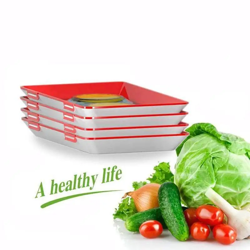

Food Preservation Tray For Kitchen Food Storage Container Set Food Fresh Storage Creative Food Preservation Tray Dropshipping