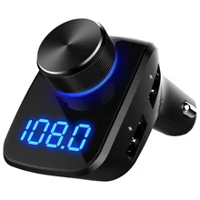 Автомобильный MP3-плеер fm-передатчик Bluetooth Mp3 Hands-free Телефон AUX Выход Поддержка U диск TF карта быстрая зарядка для телефона C69