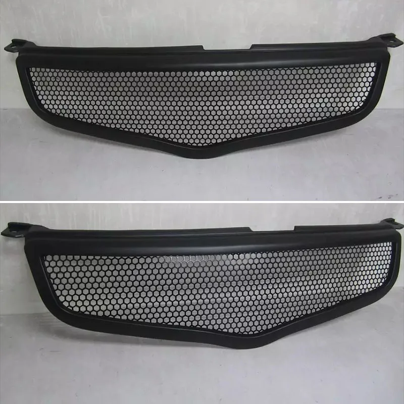 Используется для Toyota Vios racing grills 2006 07 год комплект кузова из углеродного волокна/RFP Refitt Передняя Центральная решетка крышка аксессуары - Цвет: Matte black style2