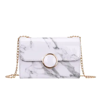 

Marble Pattern Bags For Women 2019 Women Leather Hasp Crossbody Bag Casual Phone Shoulder Bag Harajuku Ladies Chain Purse