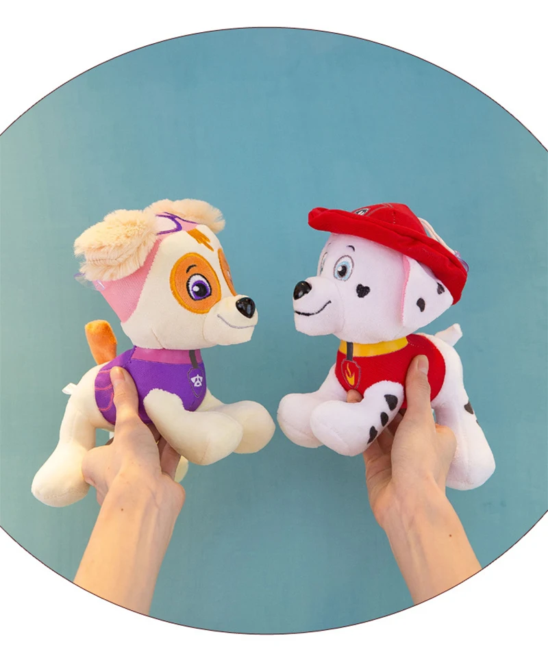Peluche Paw Patrol Plush Toys Puppy Patrol Anime Plush Abby Hatcher Skye Stuffed Animals Plush Kids Toys Birthday Gift