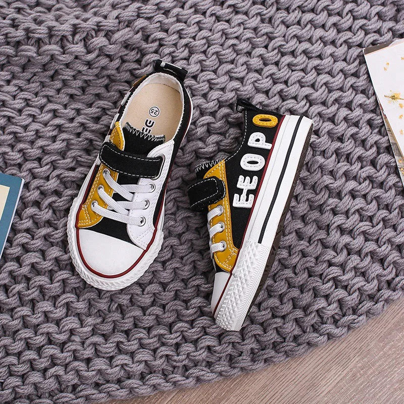 Fashion Canvas Sneakers Children's Shoes Children's Sneakers Comfortable Kids Flats Boys Shoes Girls Sneakers