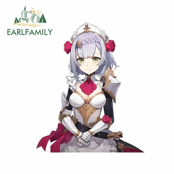 

EARLFAMILY 13cm x 11cm for Genshin Impact Noelle Waterproof Car Stickers Anime Personality Occlusion Scratch Surfboard Decal