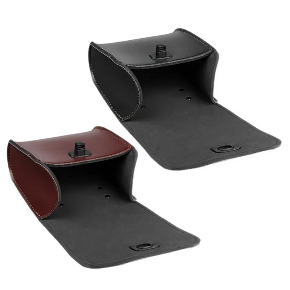 Zadeltas Waterdichte Universele Motorfiets Faux Lederen Bagage Opslag