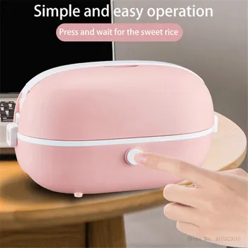

Portable Electric Rice Cooker MultiCookers Mini Rice Cooker Inner Thermal Heating Lunch Box Multi cookings