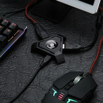 

Plug And Play PUBG Mobile Gamepad Controller Gaming Keyboard Mouse Android Phone To PC Converter Adapter For IPhone