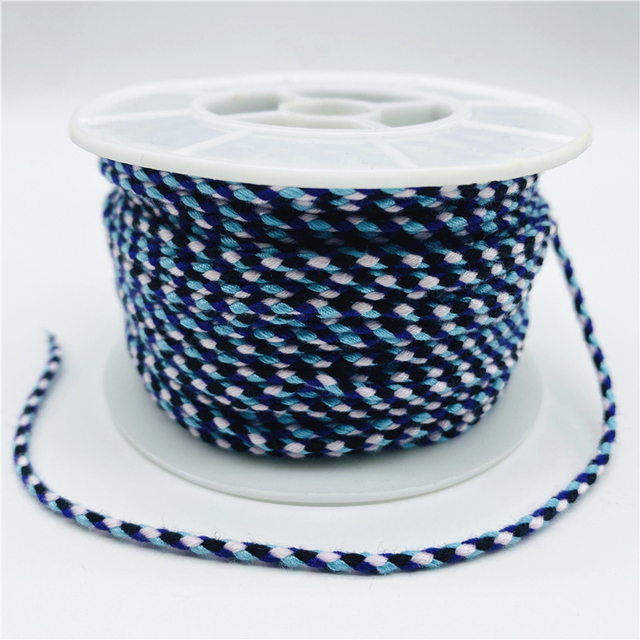 2.5mm Cotton Cord Rope Chinese Knot Macrame Cord Rope For Jewelry Making For Shamballa Bracelet