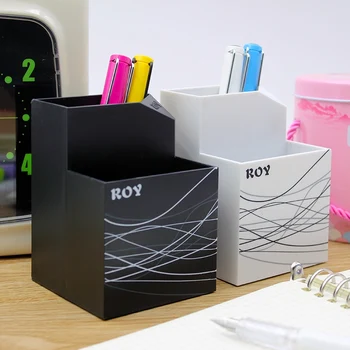 

Lovely Pen Container Creative Fashion Students Children Simple Multi-functional Storage Pen Holder Office Stationery Storage Box