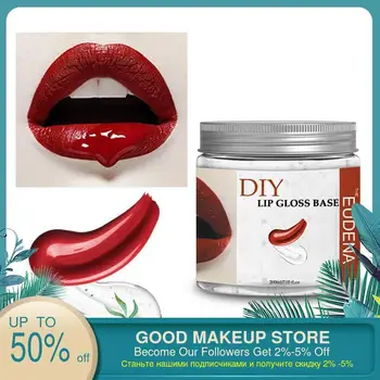

DIY Clear Lip Gloss Half of Base Oil Non-Stick Moisturizing Lipstick Material Gel For Lip Gloss Base Handmade Liquid Lipstick