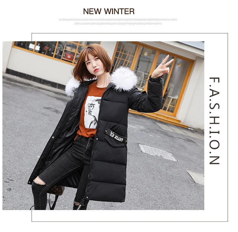 Big Size 6XL 7XL 8XL Women Jacket Winter Fur Hooded Parkas Female Plus Size Loose Women Thick Warm Cotton Women Long Coat Winter