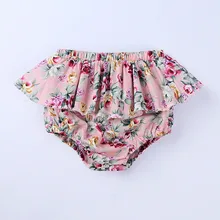 Летние детские шорты кальсоны, детские шорты с оборками и принтом для мальчиков и девочек штаны с эластичной резинкой на талии пляжные короткие штаны Повседневная одежда#1218