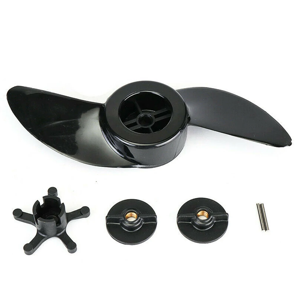 

Fishing Outboard Motor 2 Blades Surfing Durable Boat Propeller Electric Engine Practical Stable Easy Install For Haibo ET34L