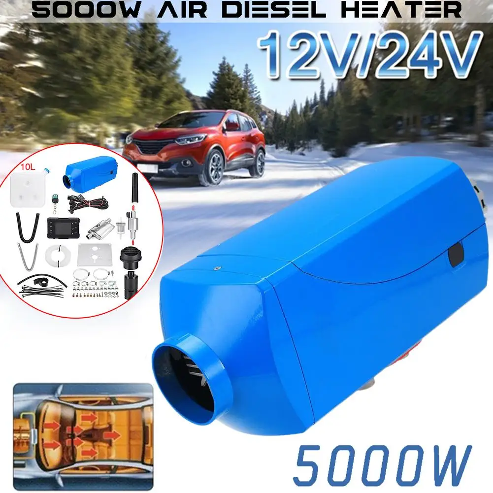 

Car Heater 5KW 12V/24V Air Diesels Heater Parking Heater With Remote Control LCD Monitor for RV, Motorhome Trailer, Trucks, Boat