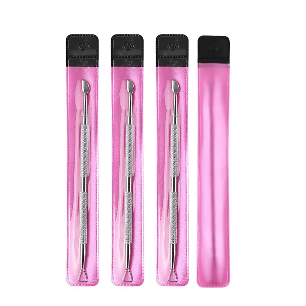 

Creative Nail Art Unloading Planer Stainless Steel Planer Double Head Dual-Use Nail Tool Nail Unloading Tool