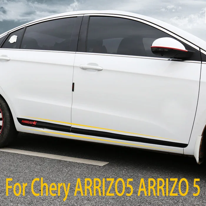 Для Chery ARRIZO5 ARRIZO 5 наклейки из углеродного волокна для отделки дверей наклейки на корпус с цветами наклейка на топливный бак крышка устойчива к царапинам