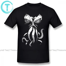 Футболка Cthulhu, футболка Cthulhu Wakes, 100 хлопок, футболка с принтом, крутой человек, короткий рукав, модная ХХХ футболка