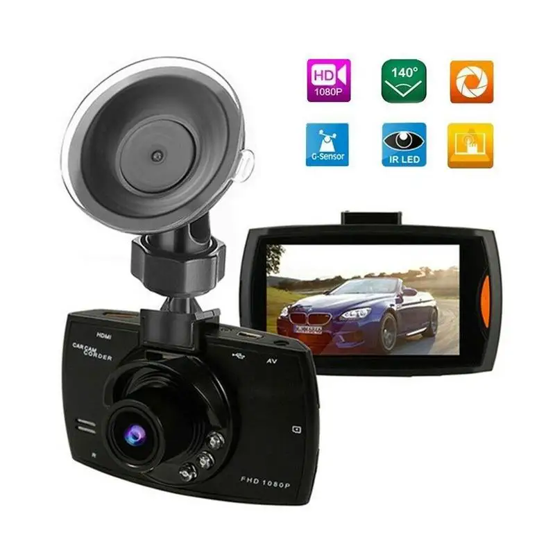 Высококачественный Автомобильный видеорегистратор Full HD 1080P с обзором на 140