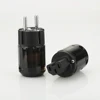 Pair P-004E EUR AC Power plug Schuko plug C-004 IEC Connector HIFI Mains Power Plug ► Photo 2/6