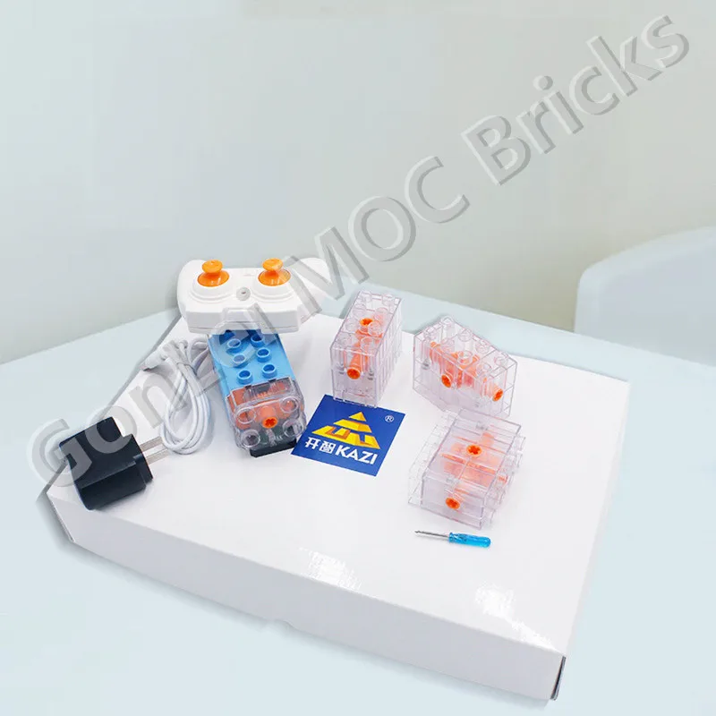 

6Pcs/Set Power Functions Smart Motor remote Control kit Compatible with 9656 Duploe Building Blocks