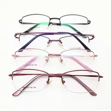 Модная Высококачественная брендовая новая оправа для очков, женская ультра легкая оправа, Оптический металлический оправа для очков