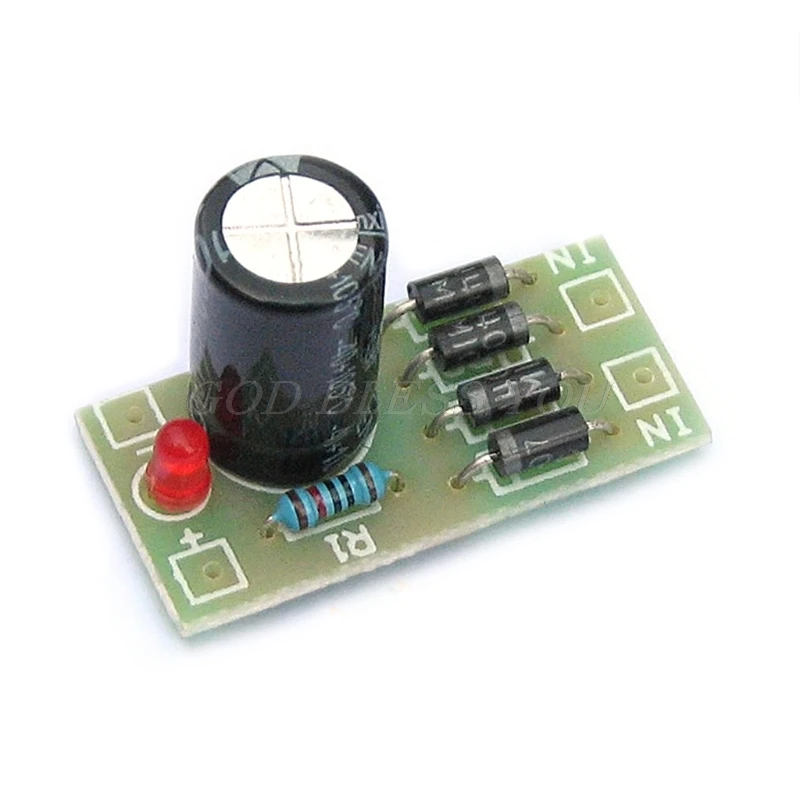 AC DC конвертер 6/12/24V до 12V Full диодный мост выпрямителя фильтр Питание модуль логики
