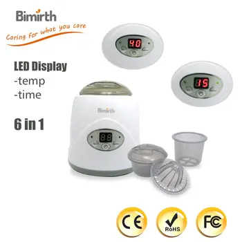 

6-in-1 Baby Bottle Warmer Steam Sterilizer Baby Food Heater Storage Large Capacity Quickly Milk Warmer
