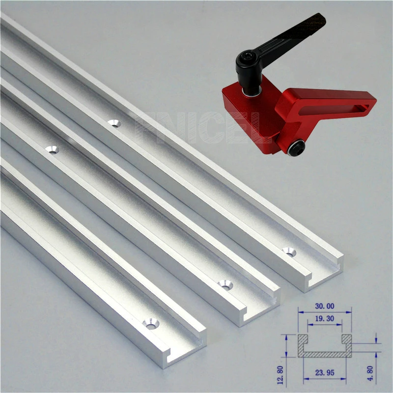 Woodworking Router Table Tools Miter Track Stop For T-Slot T-Tracks Manual