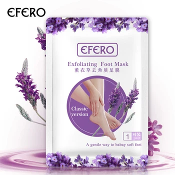 

Efero Lavender Exfoliating Foot Mask Pedicure Socks Foot Peel Feet For Legs Exfoliation Remove Dead Skin Care Smooth Calluses