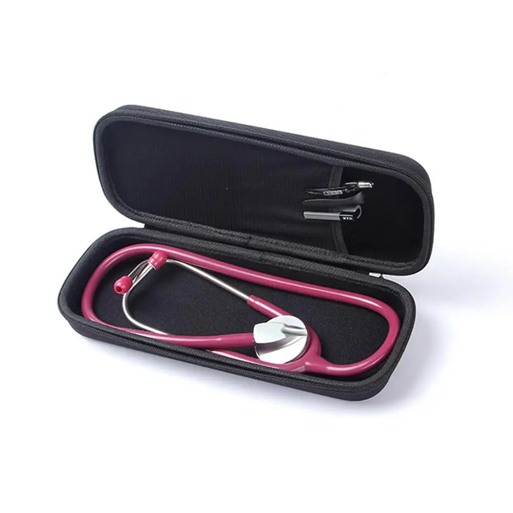 

Stethoscope Storage Stethoscope Box Portable Travel Case Medical Storage Bag EVA Shockproof Hard Drive Pen Organizer Household
