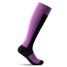 Для мужчин женщин зимние спортивные скейтборд искусственная шерсть Открытый дышащий лыжный носок Нескользящие длинные мягкие теплые походные утолщенные