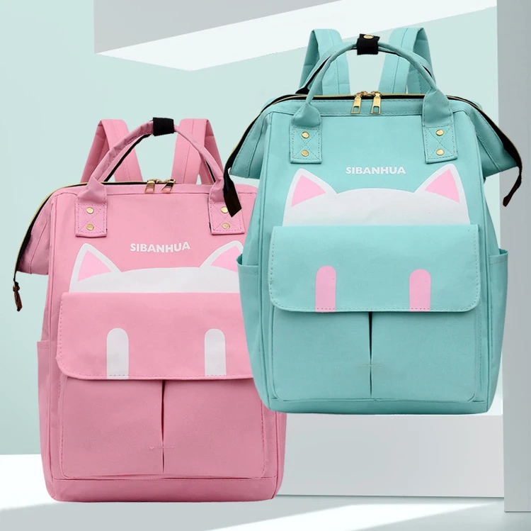 Модная Сумка-подгузник для беременных с мультипликационным принтом; Большая вместительная сумка для малышей; рюкзак для путешествий;