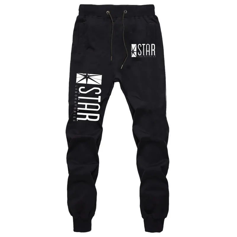 

The Flash Star Laboratories Joggers Bodybuilding Gyms Pants Men Fitness Sweatpants Autumn Winter Sportswear Trousers Harem Pants