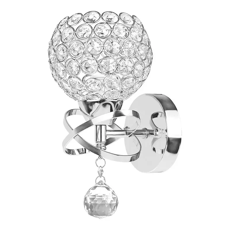 

Wall Sconce Crystal Wall light Simple and creative warm bedroom bedside wall lamp Crystal lights 1 Pcs