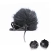 Fourrure artificielle pare-brise pare-brise coupe-vent pour revers Lavalier Microphone Mic 1 pièces ► Photo 3/6