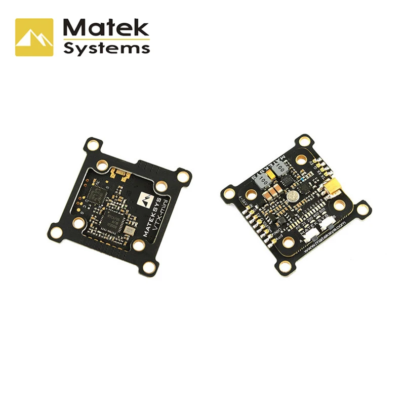 Matek System Mateksys VTX-MINI VTX мини 5,8G 40CH Pit/25/200/400/800 МВт FPV видео передатчик VTX для небольшой гоночный Дрон с видом от первого лица