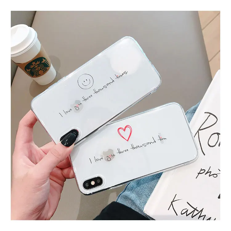 Для iPhone 11 Pro Max X XS i8 Love You три тысячи раз Ins модный защитный чехол для iPhone 11 7 8 Plus 6 6s Coque