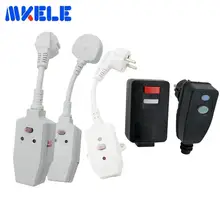 16A 250V ue wtyczka GFCI zabezpieczenie przed wyciekiem ziemi zabezpieczenie wtyczki adapter przerywacz domu wyłącznik zasilania wyłącznik