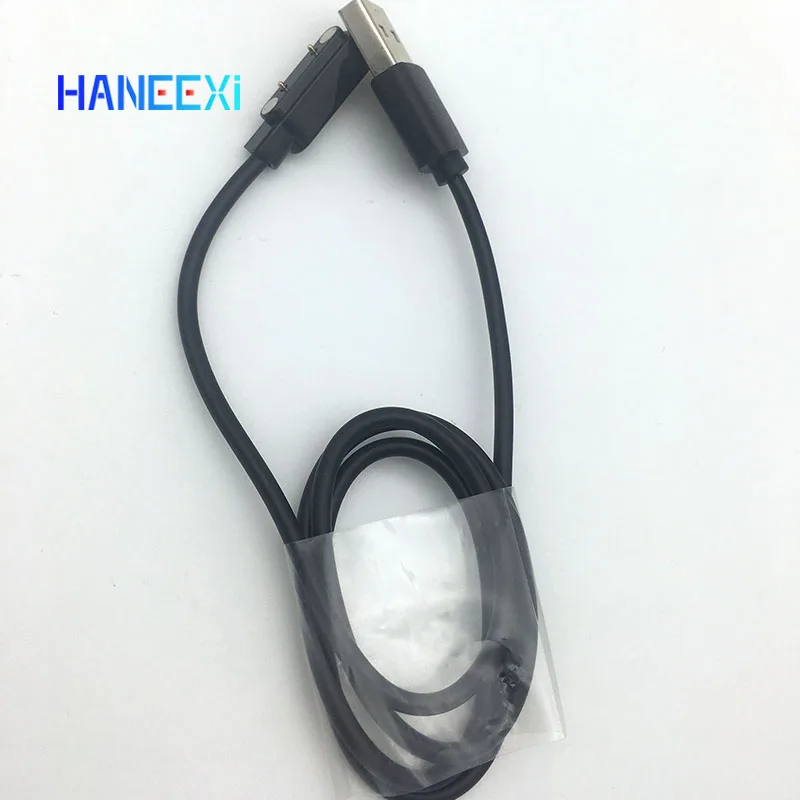 K22 스마트 시계 피트니스 트래커 팔찌 2Pin 블랙 전원 충전 데이터 케이블에 대 한 원래 자기 충전기 충전기 케이블 와이어