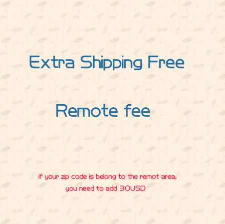 Give buyers about the cost of remote areas and additional shipping costs (you can adjust the unit when ordering)