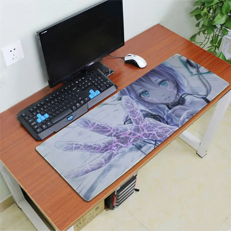Мой любимый аниме Beatless blue eyes girl Keyboard коврик резиновый игровой коврик для мыши Настольный коврик большой коврик для мыши