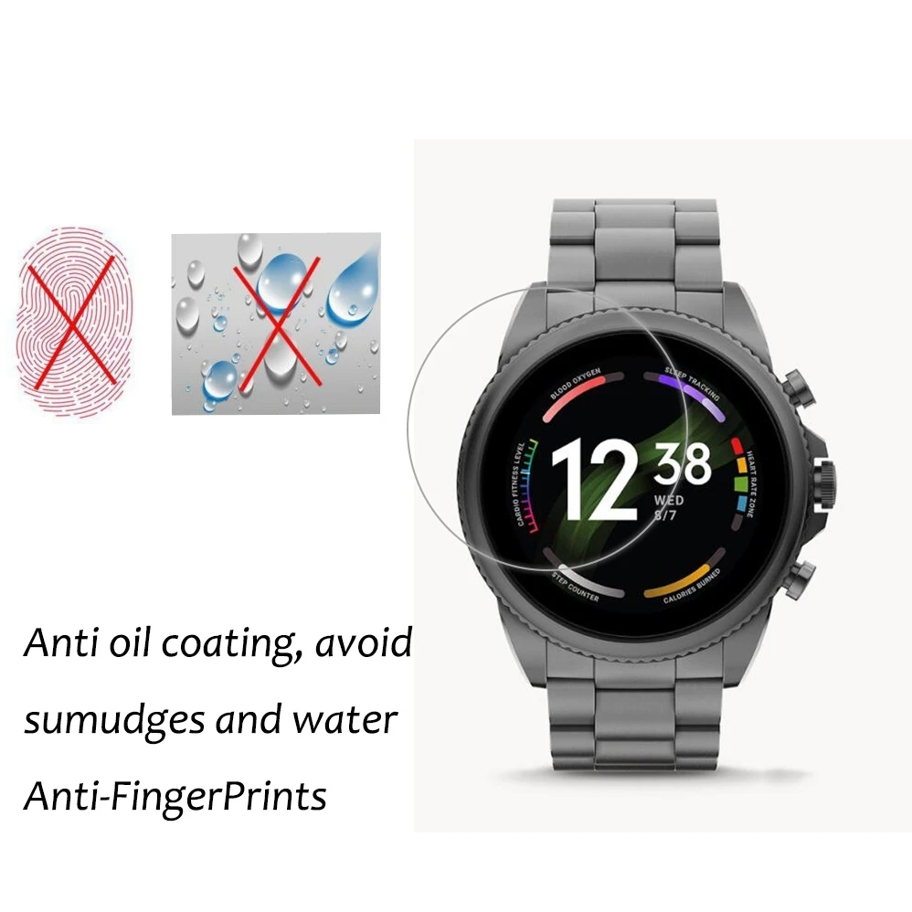 3Pcs Smartwatch Protective Film For 