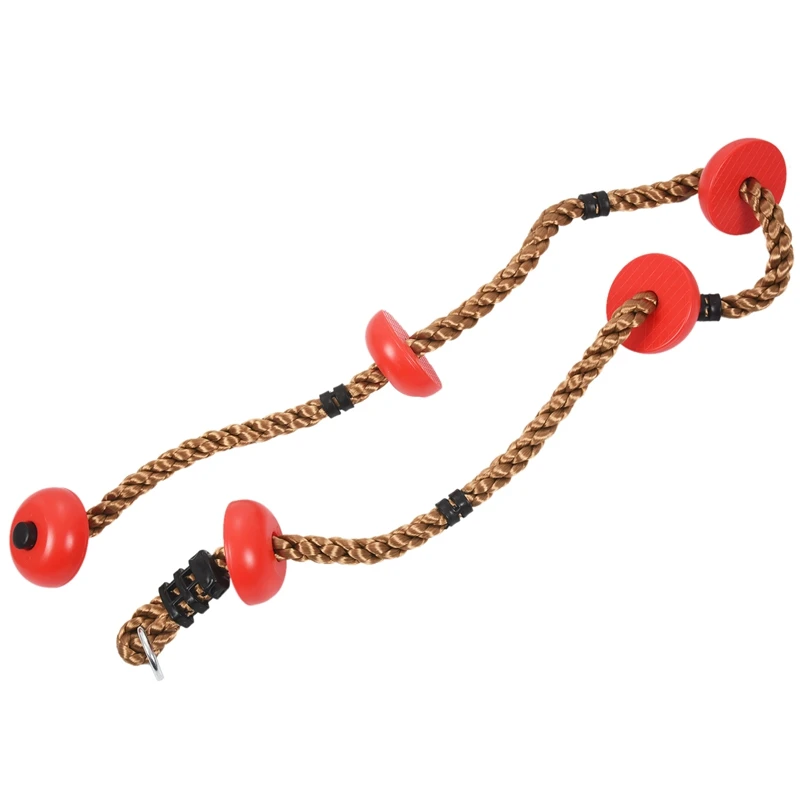 

Funny Kids Climbing Rope Swing Disc Climbing Rope Children Kids Garden Playground Backyard Outdoor Games Equipment Toys