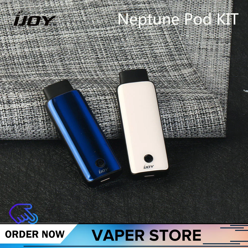 

Original Ijoy Neptune Pod Vape Kit 650mah Built-in Battery 1.8ml Capacity Electronic Cigarette VS Voopoo Vinic KIT