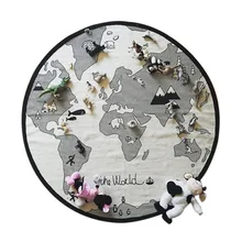 Детский игровой коврик с картой приключений, одеяло, детский игровой коврик для ползания, нескользящий коврик для дома, гостиной, спальни, Декор