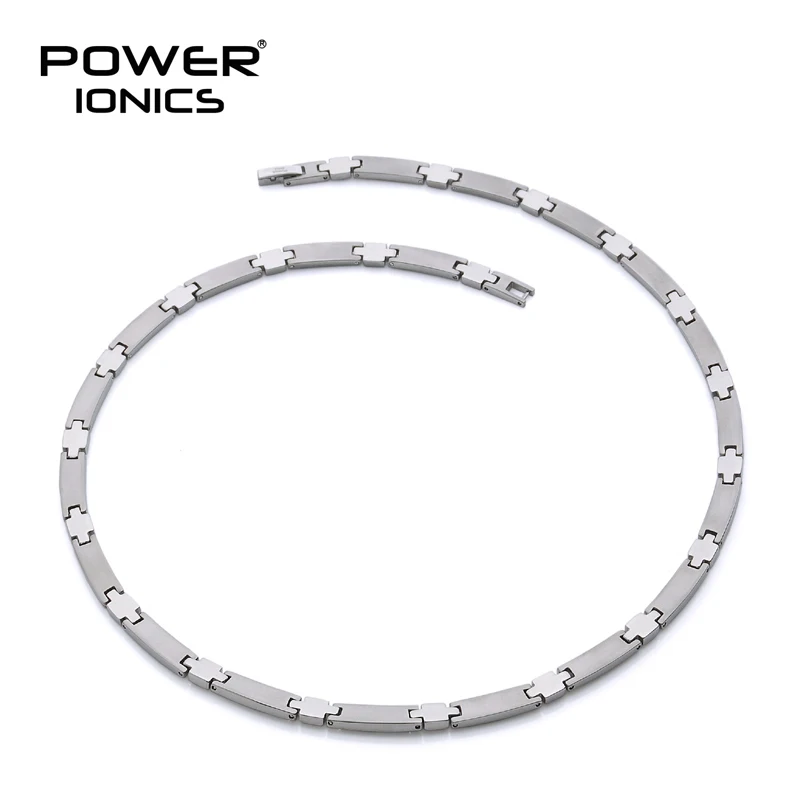 Power Ionics 100% натуральный Титан 99.999% балансирующее ожерелье из Германия с розничной