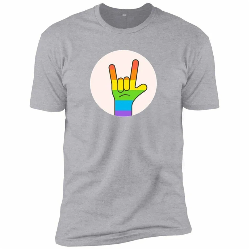 Lgbtq Rock Hand Flag-Lgbtq Pride/футболка унисекс для взрослых полная фигурная футболка |